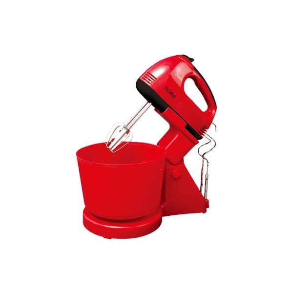 Batteur à main avec bol FLORIA 2.5L-150W - Rouge (ZLN7575) Batteur à main avec bol FLORIA 2.5L-150W - Rouge (ZLN7575)